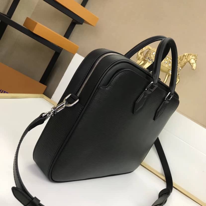 Best Replica Louis Vuitton Dandy MM Epi Leather Bag Replica Black M54404 - Colareps