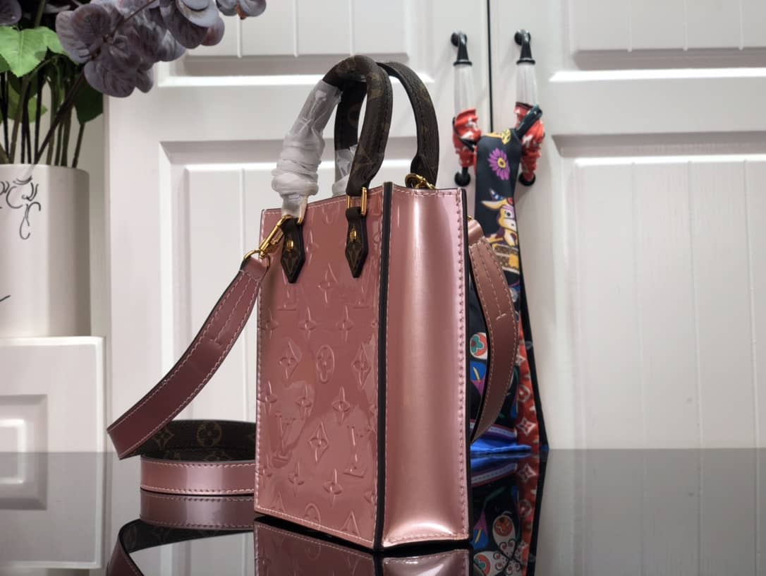 Best Replica Louis Vuitton Petit Sac Plat Flat Shoulder Bag Replica Pink M80169 - Colareps