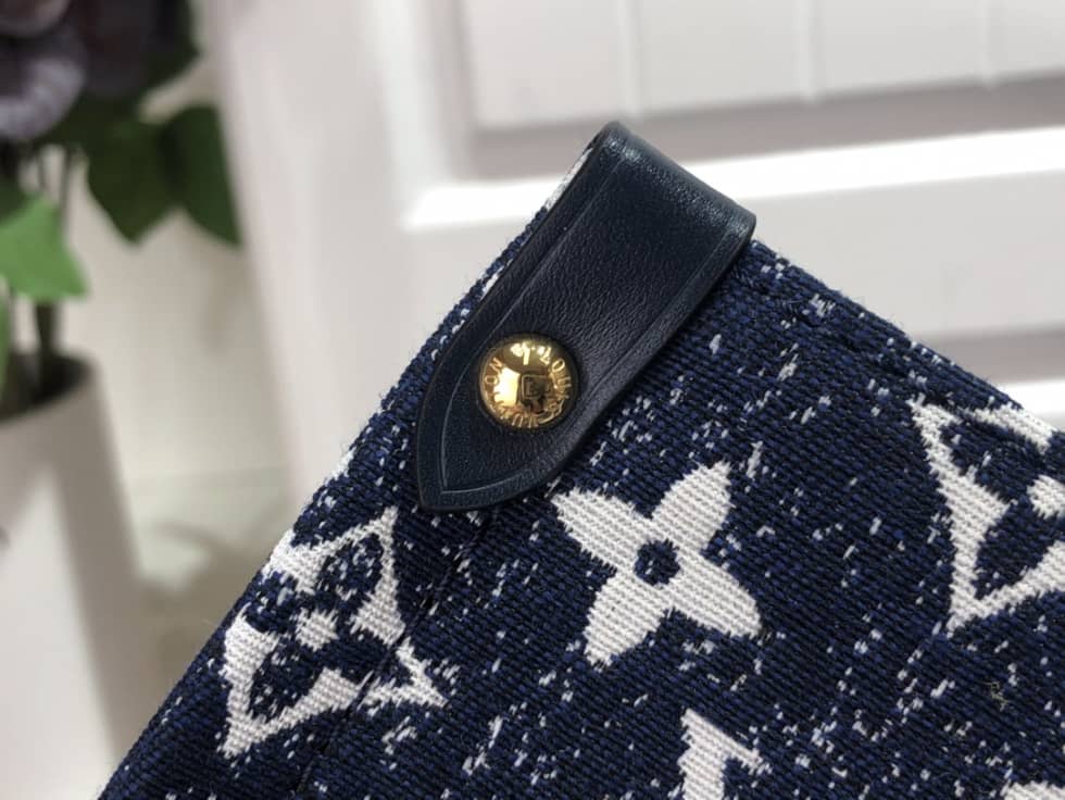 Best Replica Louis Vuitton Onthego MM Denim Leather M59608 Replica Tote - Colareps