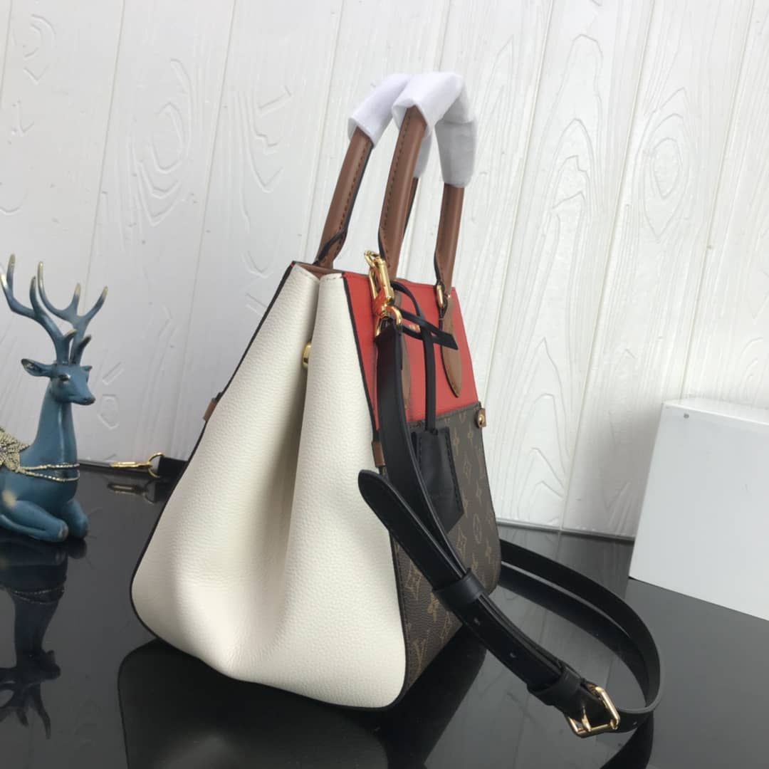 Best Replica Louis Vuitton Monogram Canvas Fold PM Tote Replica Red M45389 - Colareps