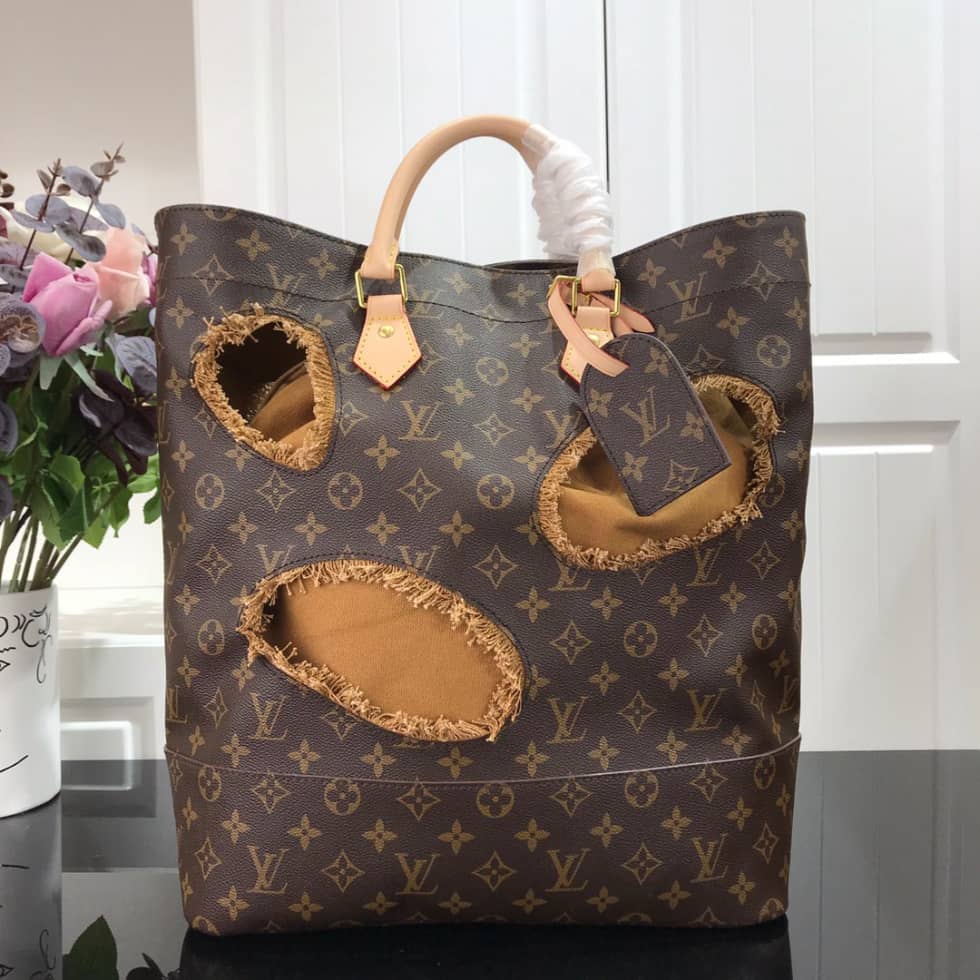 Best Replica Louis Vuitton Monogram X Comme Des Garons Burned Holes Tote M40011 Replica - Colareps