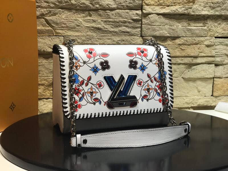 Best Replica Louis Vuitton Knockoff Twist MM Chain Shoulder Bag Sale - Colareps