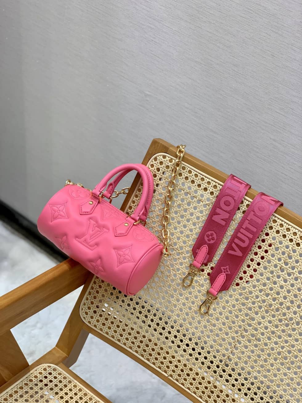 Best Replica Louis Vuitton Papillon BB Dragon Fruit Pink M59826 Replica Shoulder Bag - Colareps