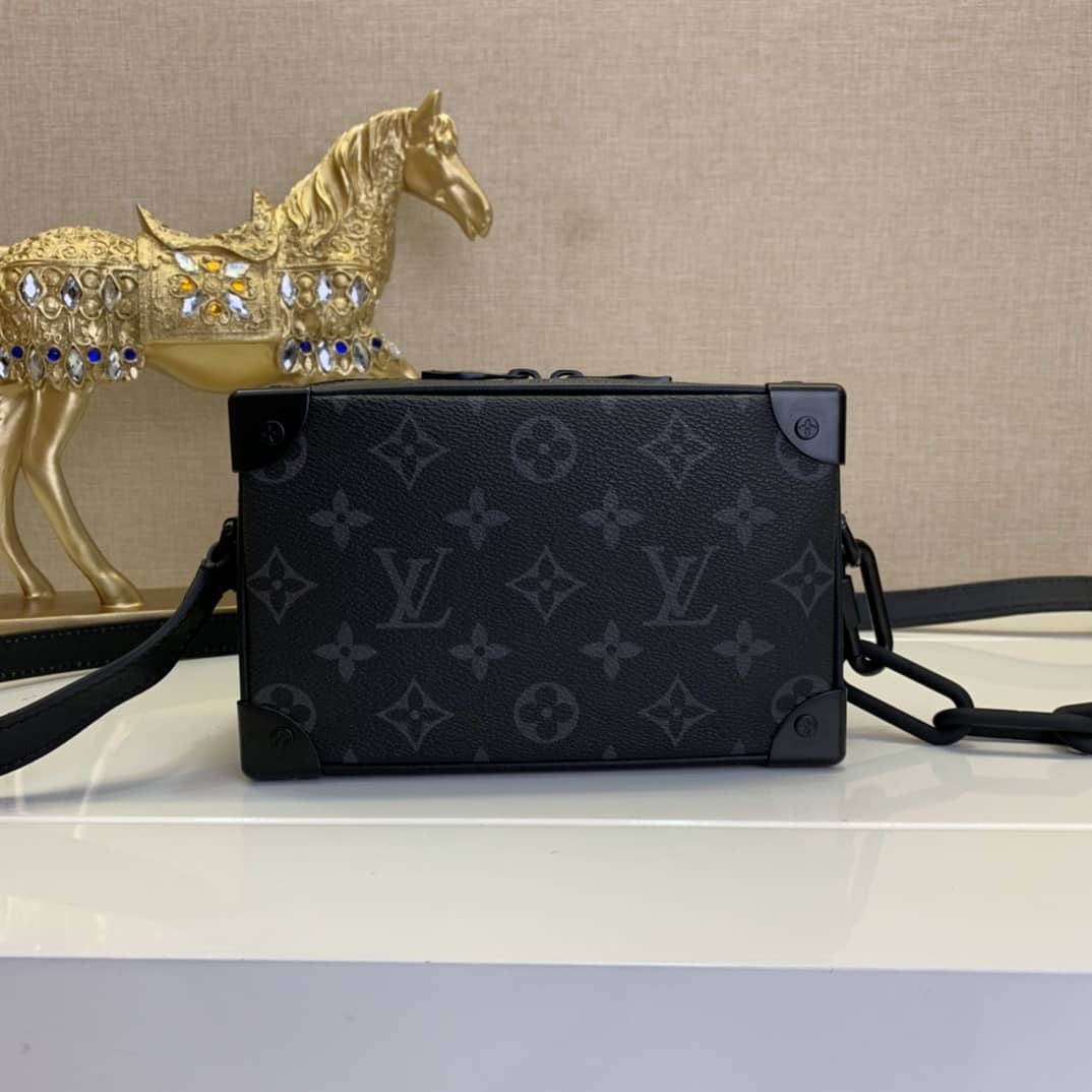 Best Replica Louis Vuitton Monogram Eclipse Mini Soft Trunk Replica Bag M44735 - Colareps