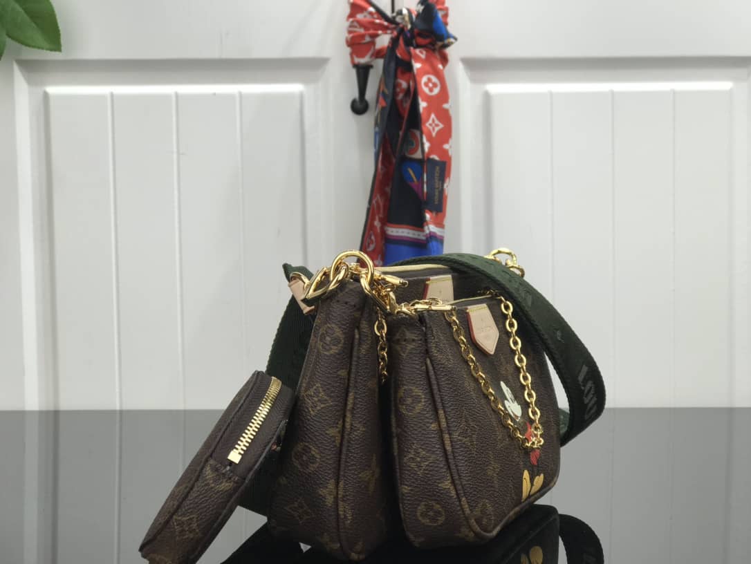 Best Replica Louis Vuitton Monogram Canvas Multi Pochette Replica Brown M44823 - Colareps
