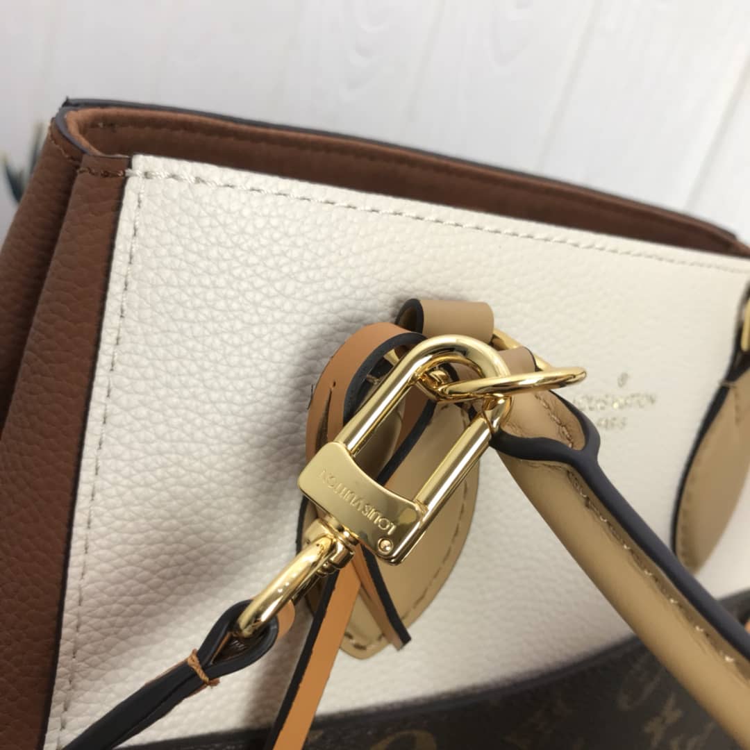 Best Replica Louis Vuitton Monogram Fold MM 2way Tote Replica White M45409 - Colareps