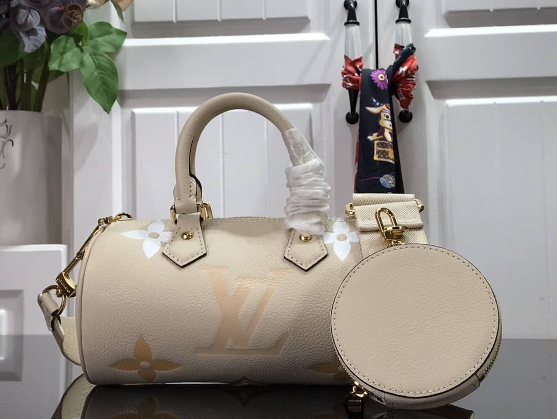 Best Replica Louis Vuitton Papillon BB Monogram Empreinte Leather Replica Bag M45708 - Colareps