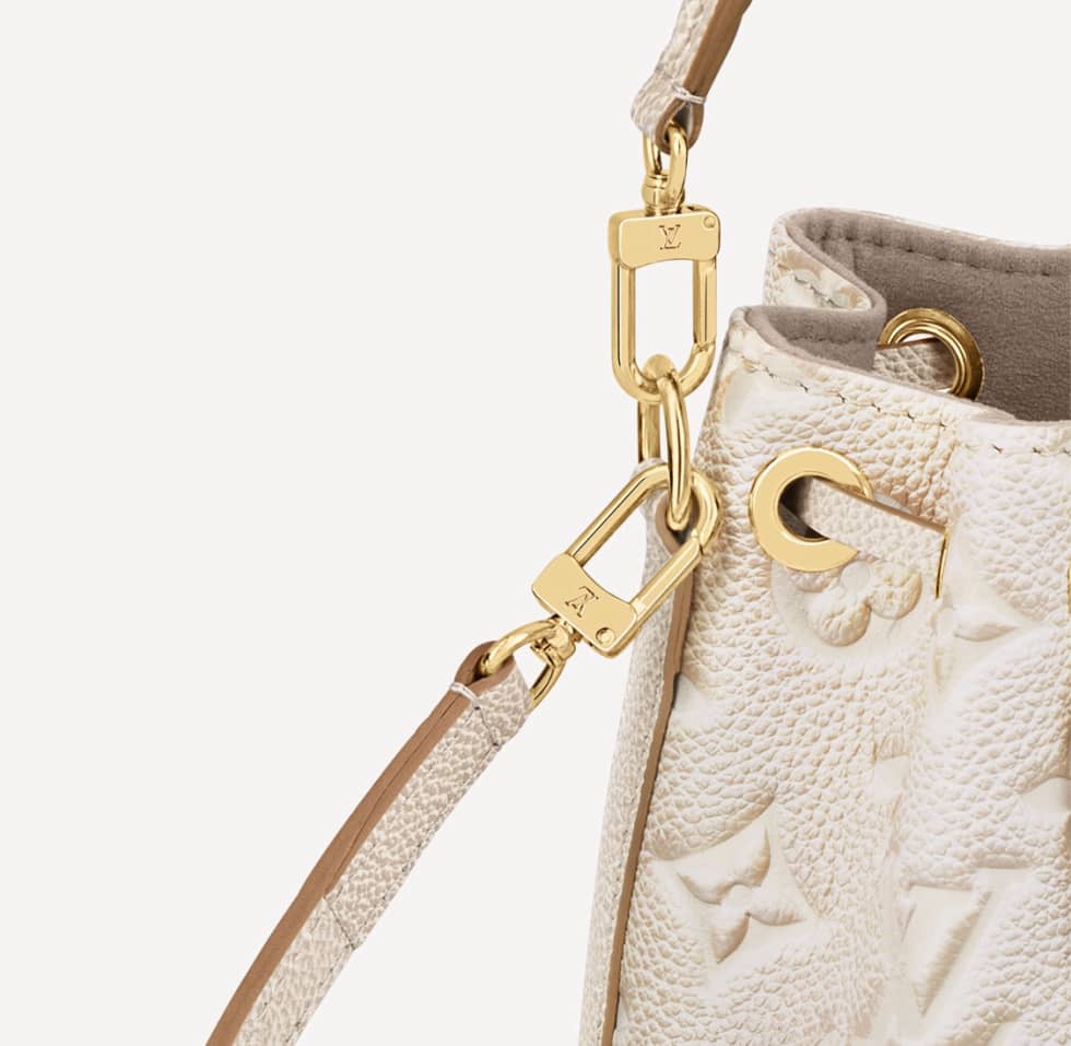 Best Replica Louis Vuitton Nano Noé Light Beige M81463 Replica Bucket Bag - Colareps