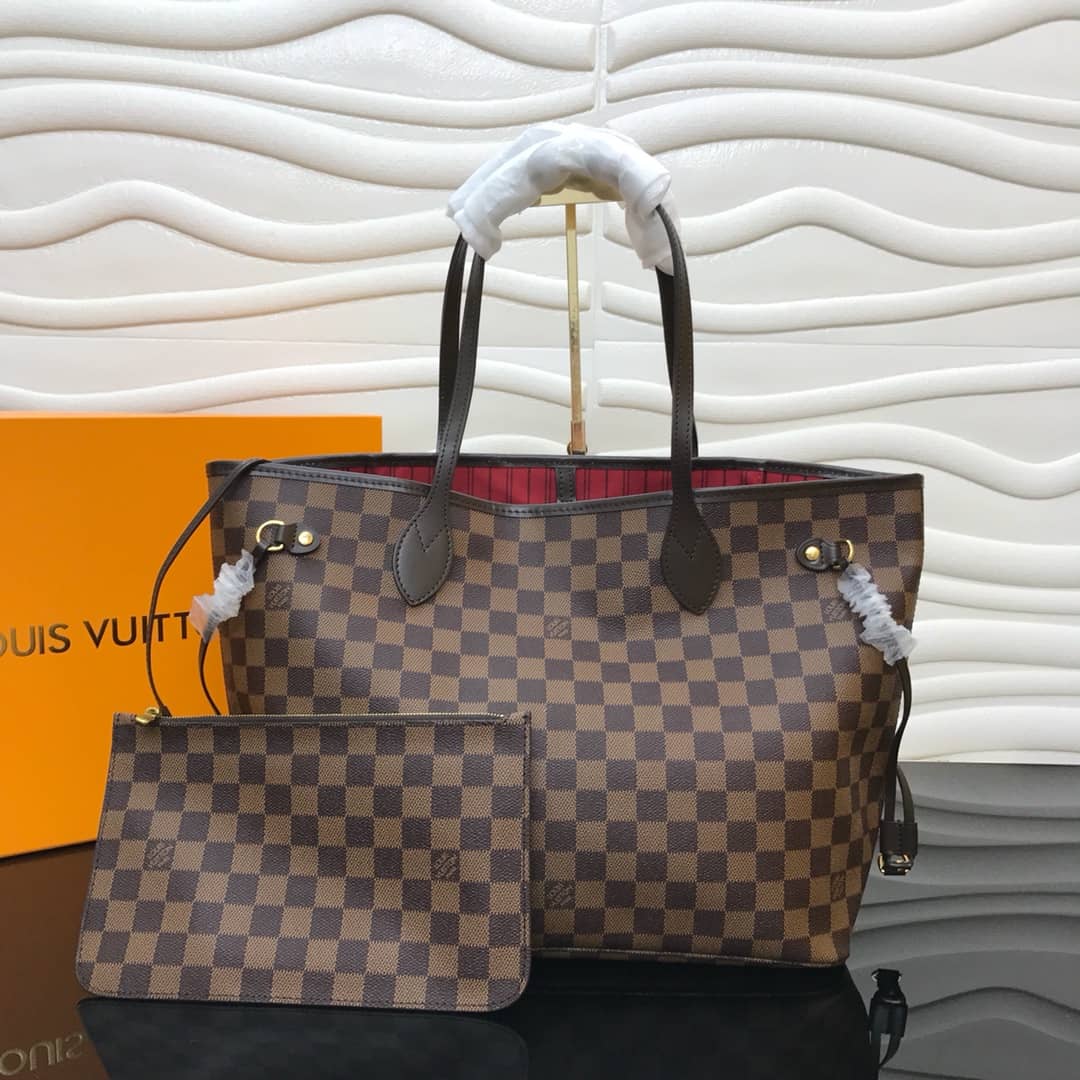 Best Replica Louis Vuitton Neverfull Dupe MM Damier Ebene Bag N40995 - Colareps