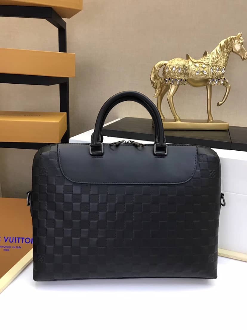 Best Replica Louis Vuitton Damier Infini Porto Documents NM Bag Replica N48261 - Colareps