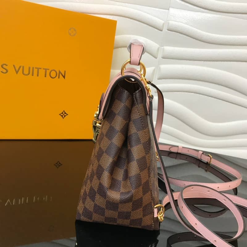 Best Replica Louis Vuitton Damier Ebene Clapton Replica Backpack Pink N42262 - Colareps