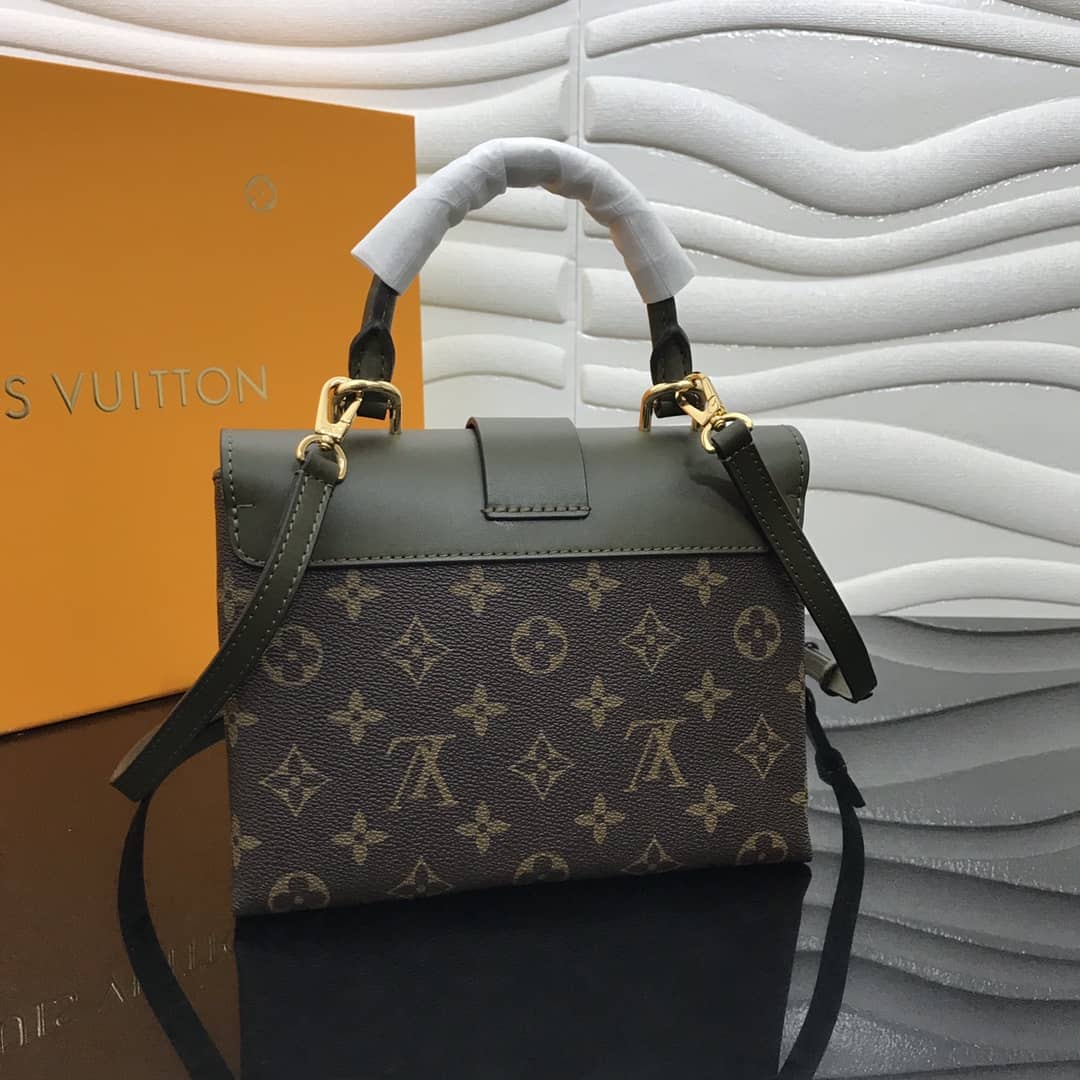 Best Replica Louis Vuitton Locky BB Replica Crossbody Bag Green M44321 - Colareps