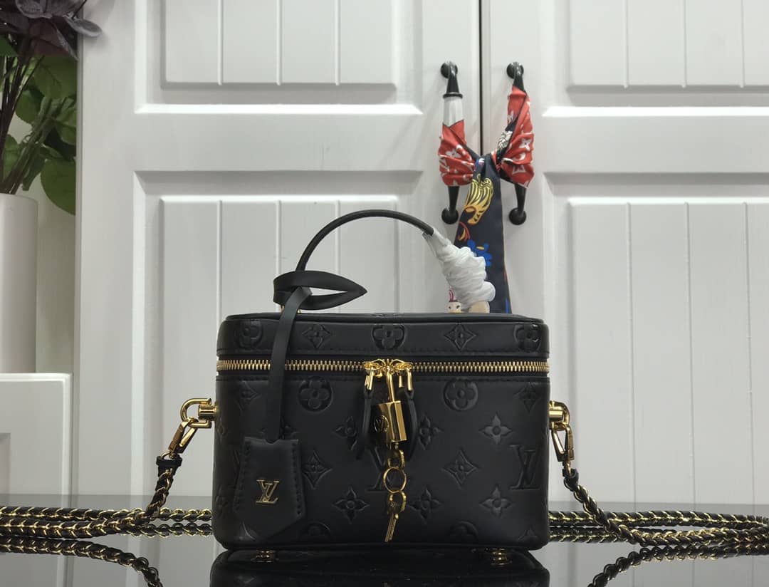 Best Replica Louis Vuitton Mini Beauty Case Monogram Empreinte Leather Bag Replica M44985 - Colareps