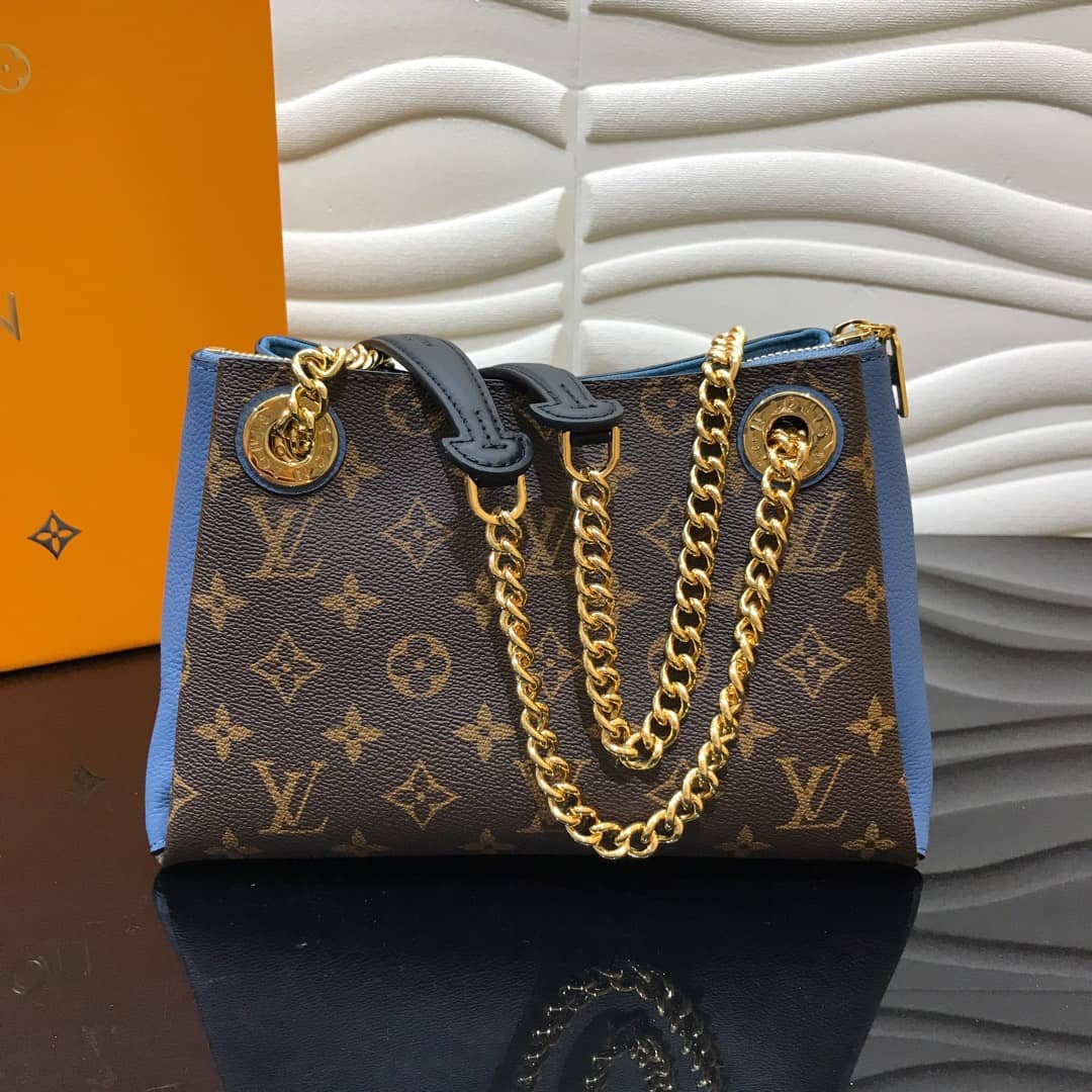 Best Replica Louis Vuitton BB Surene Chain Shoulder Bag Replica Blue M43777 - Colareps