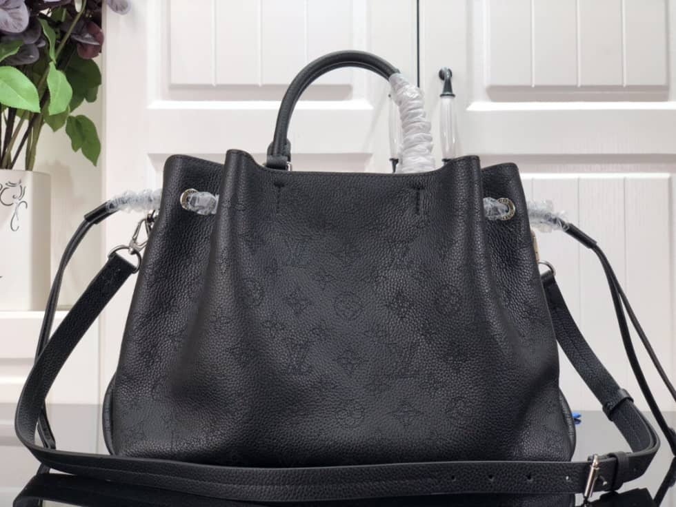 Best Replica Louis Vuitton Bella Mahina Black M59203 Replica Tote - Colareps