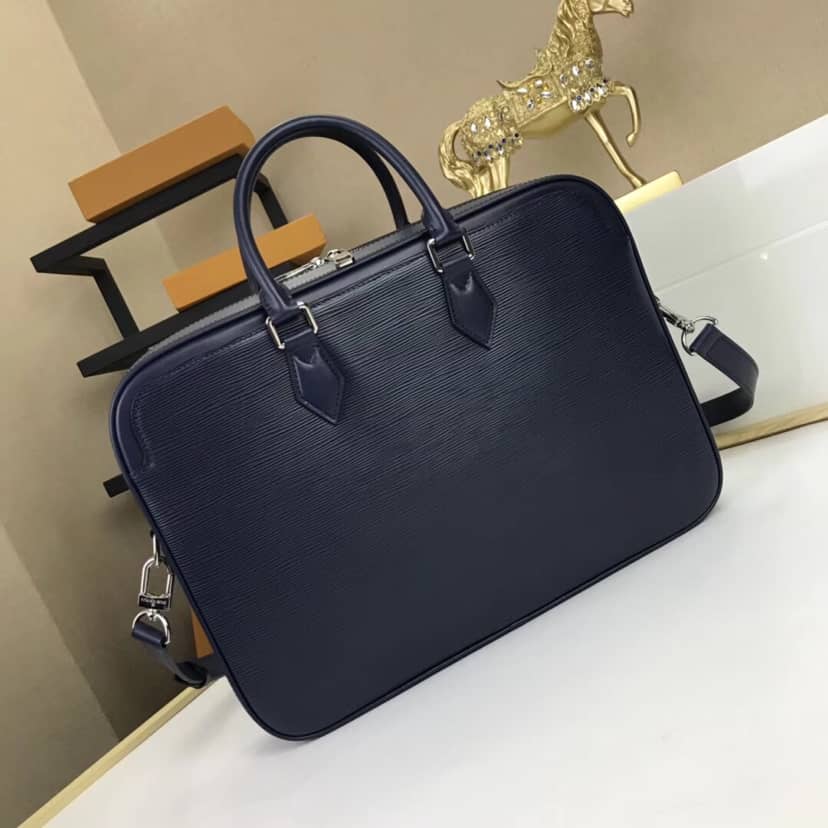 Best Replica Louis Vuitton Dandy MM Epi Leather Bag Blue Replica M54405 - Colareps