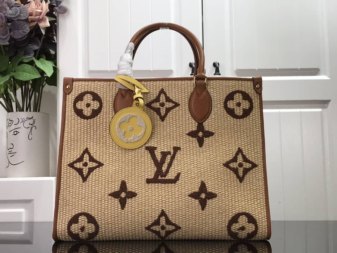 Best Replica Louis Vuitton Monogram OnTheGo MM Bag Replica Yellow M57723 - Colareps