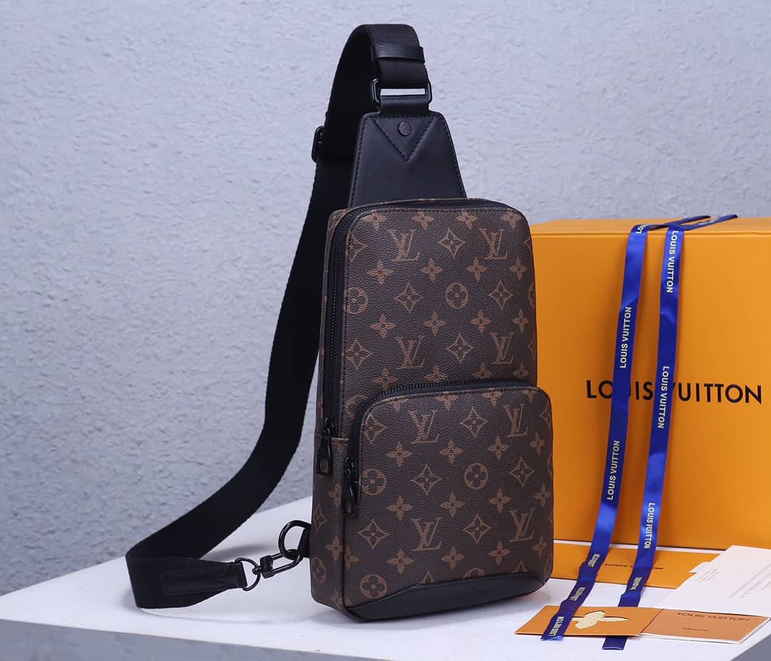 Best Replica Louis Vuitton Avenue Sling Bag Replica Brown N41719 - Colareps