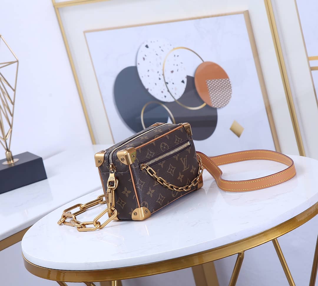 Best Replica Louis Vuitton Monogram Malle Mini Soft Trunk Replica Shoulder Bag M68906 - Colareps