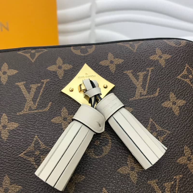 Best Replica Louis Vuitton Saintonge Monogram Canvas Replica Shoulder Bag White M43557 - Colareps
