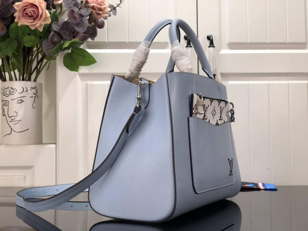 Best Replica LV Tote Dupe Marelle Tote MM M59953 Replica Shoulder Bag - Colareps