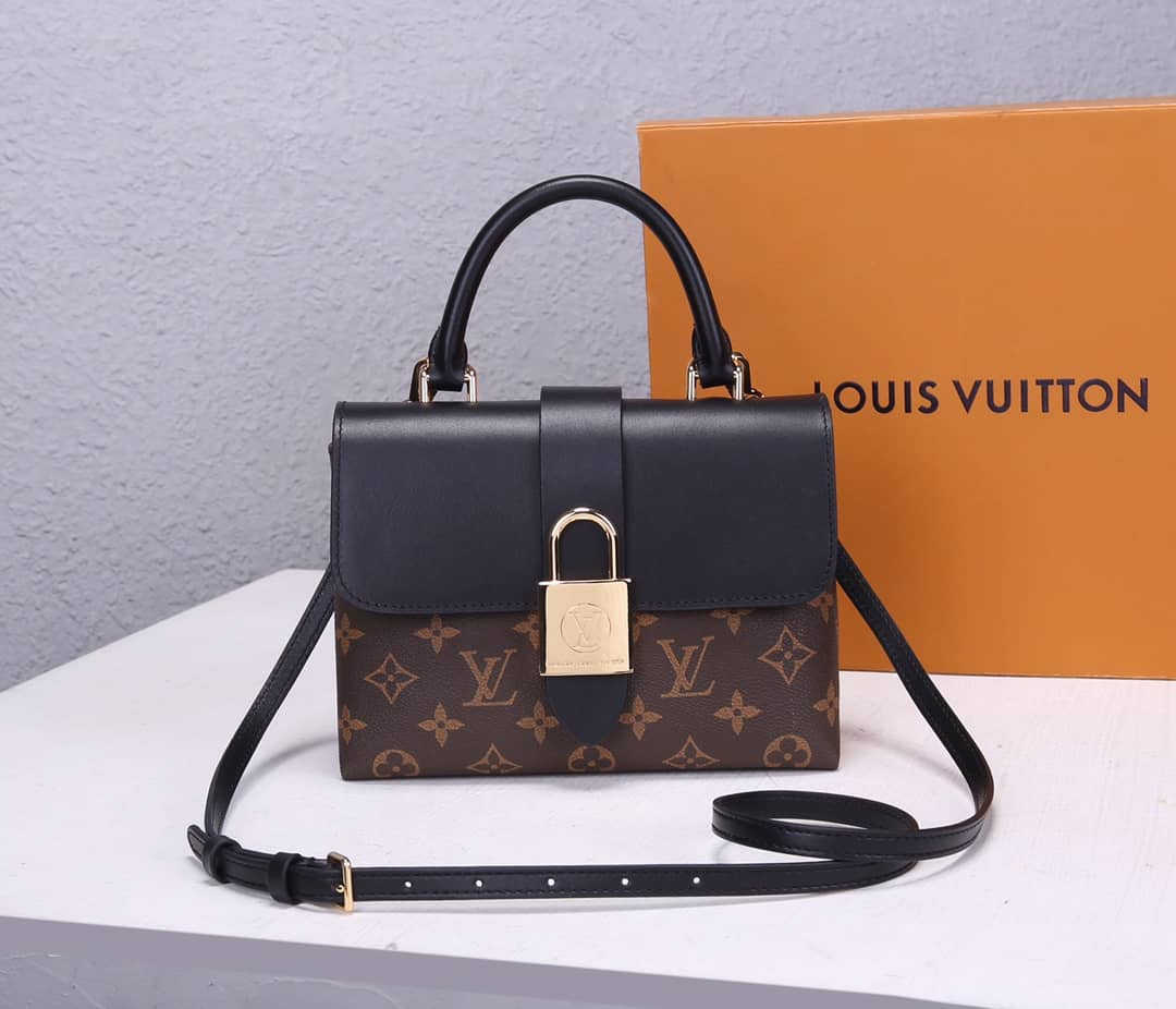 Best Replica Louis Vuitton Locky BB 2way Replica Shoulder Bag Black M44141 - Colareps