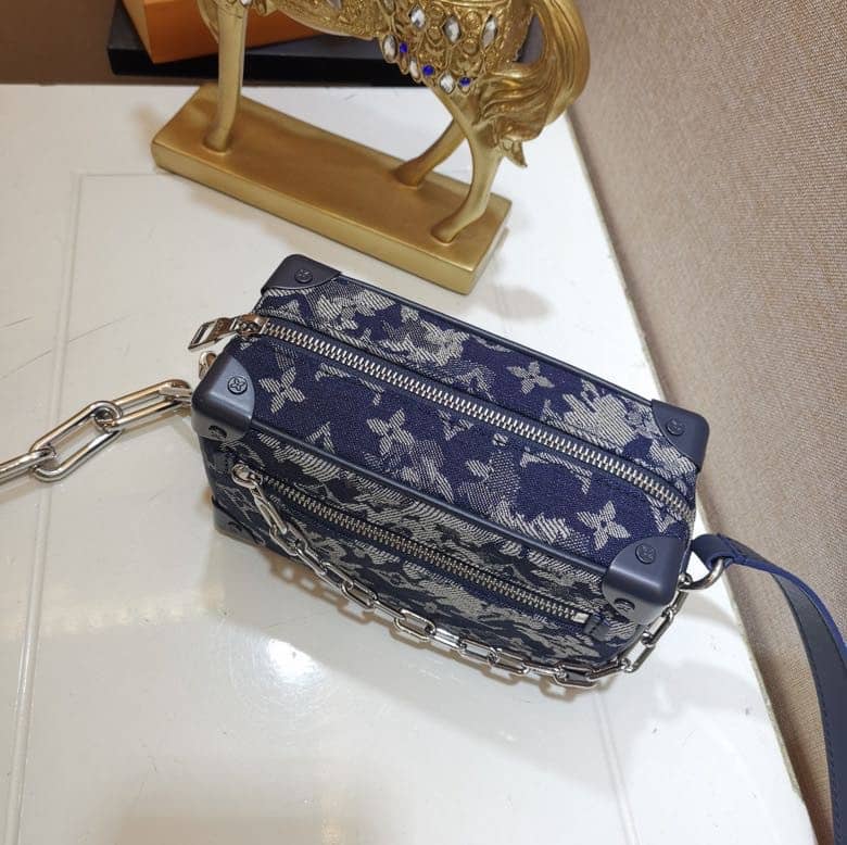 Best Replica Louis Vuitton Mini Soft Trunk Monogram Tapestry Canvas Replica Bag M80033 - Colareps