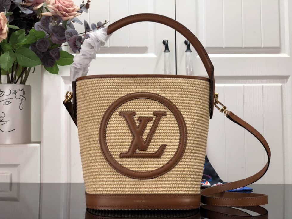 Best Replica Louis Vuitton Petit Caramel Brown M59962 Replica Bucket Bag - Colareps