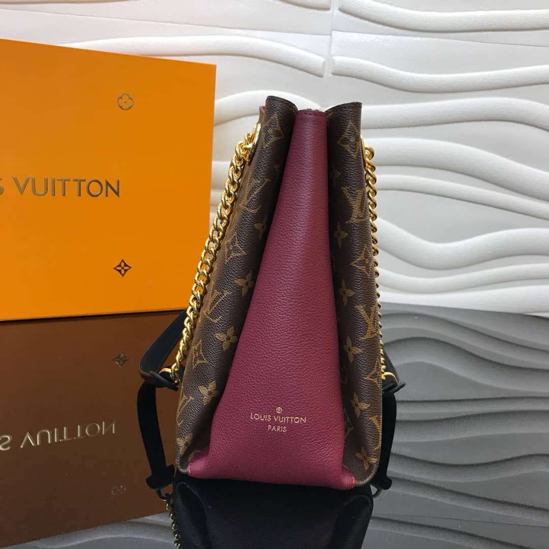 Best Replica Louis Vuitton Surene MM Monogram Chain Shoulder Bag Replica Purple M43772 - Colareps