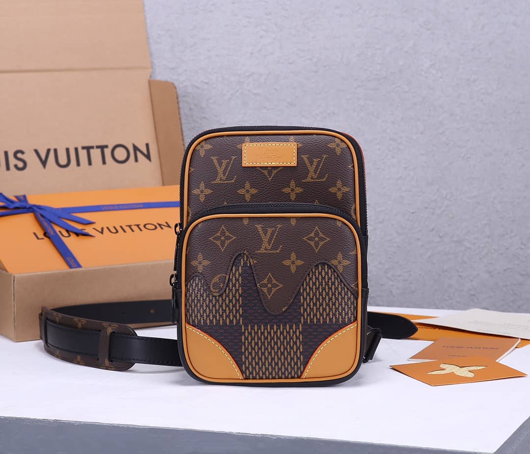 Best Replica Louis Vuitton Nigo Amazone Sling Bag N40379 Replica Shoulder Bag - Colareps