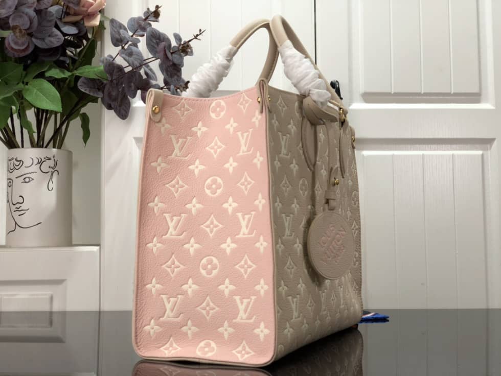 Best Replica Louis Vuitton OntheGo MM Monogram Empreinte M46128 Replica Tote - Colareps