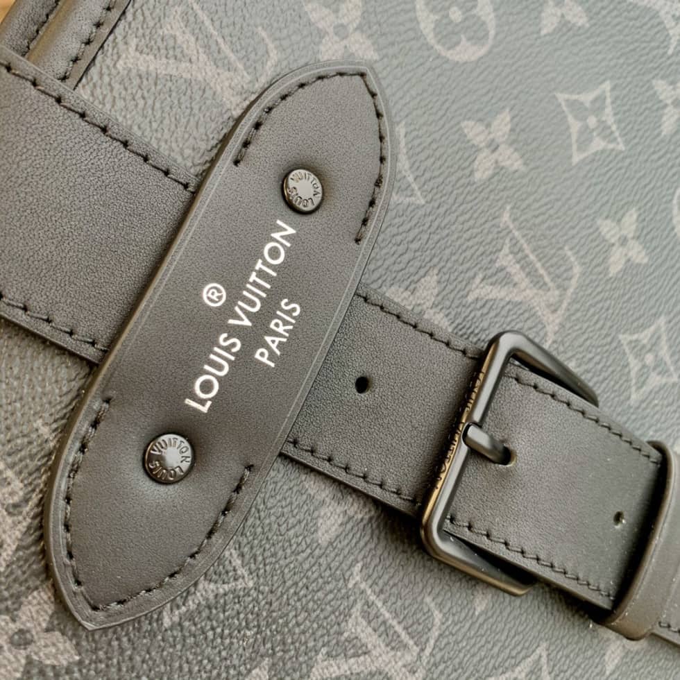 Best Replica LV Tote Dupe Monogram Eclipse Saumur M45914 Replica Tote - Colareps