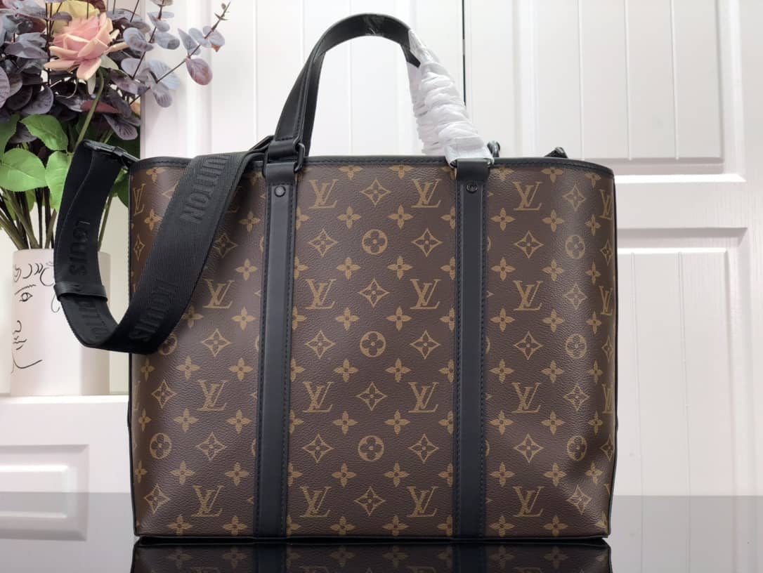 Best Replica Louis Vuitton Monogram Macassar PM Weekend Tote Replica M45734 - Colareps