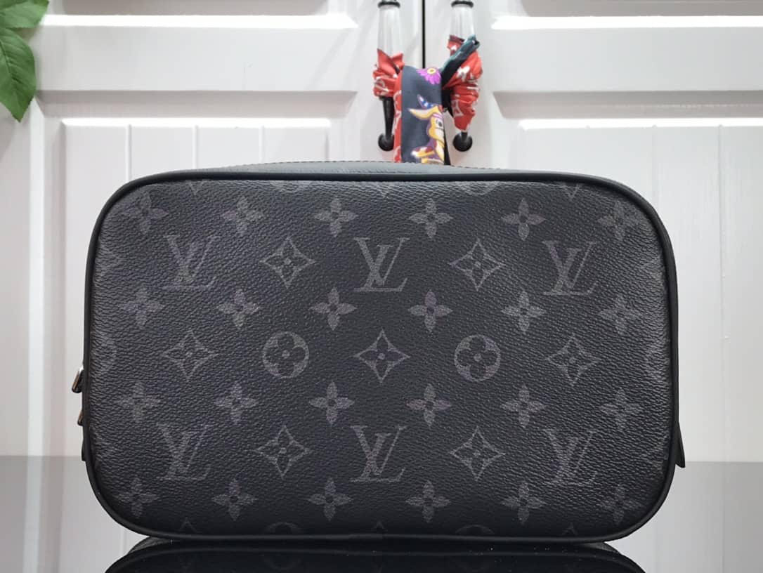 Best Replica Louis Vuitton Monogram Eclipse Toiletry Pouch M43383 - Colareps