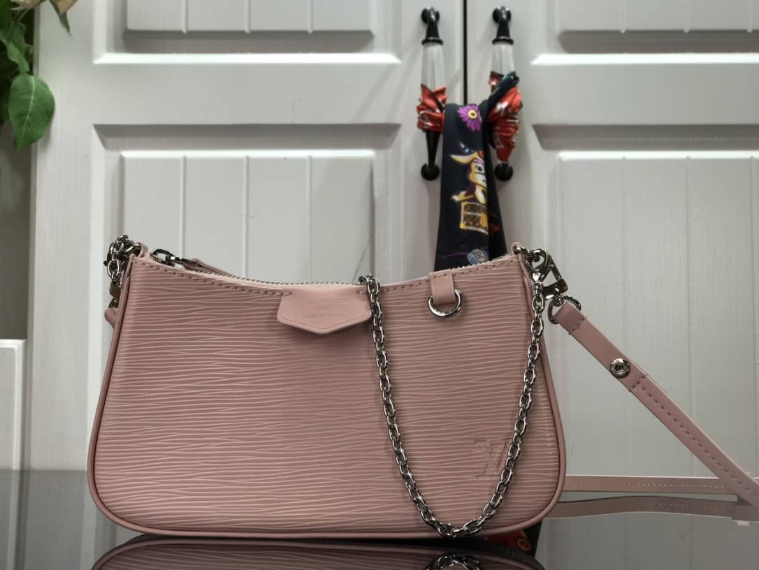 Best Replica Louis Vuitton Epi Easy Pouch On Strap Replica Bag Pink M80471 - Colareps