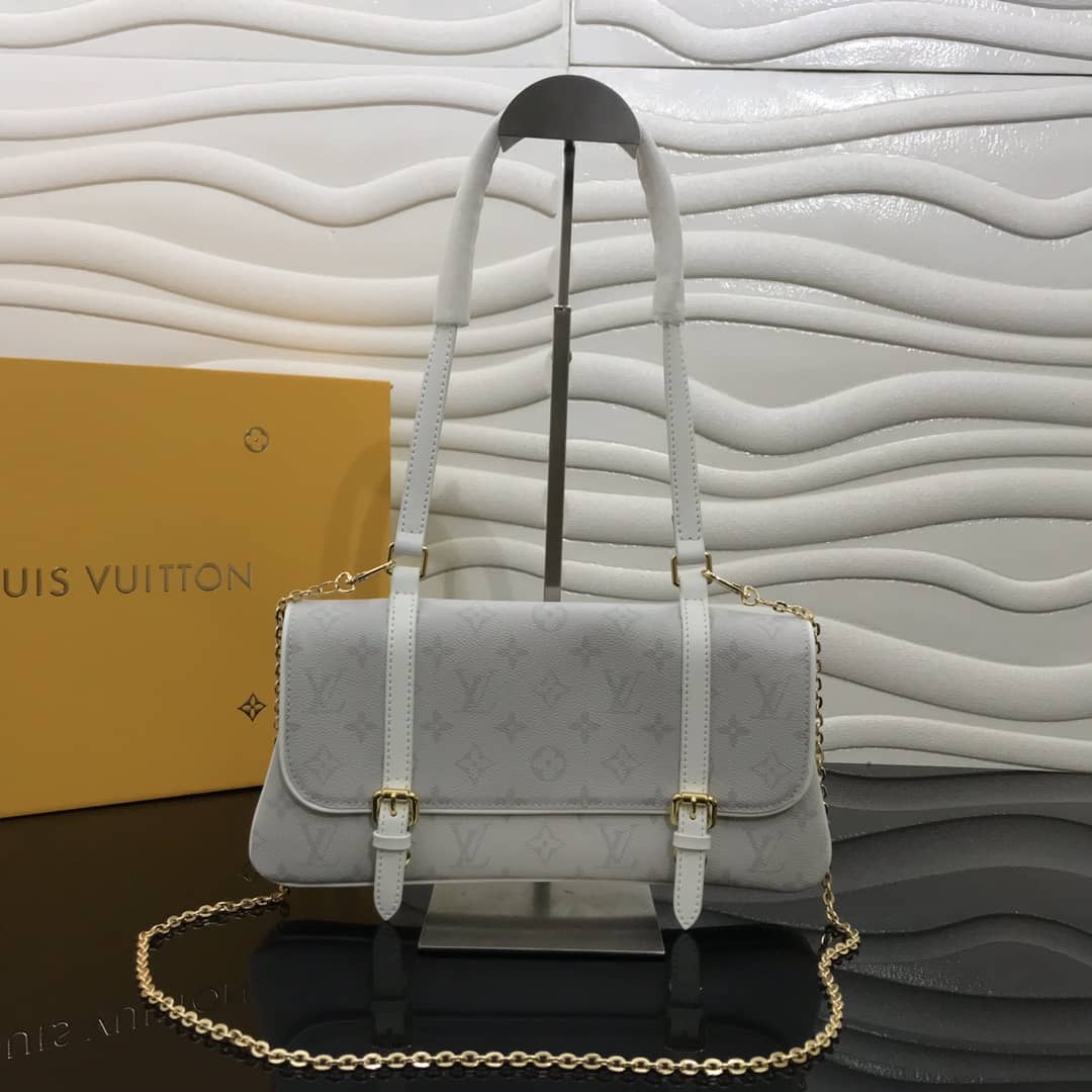 Best Replica Louis Vuitton Vintage Monogram Canvas Replica Shoulder Bag Gray M51162 - Colareps