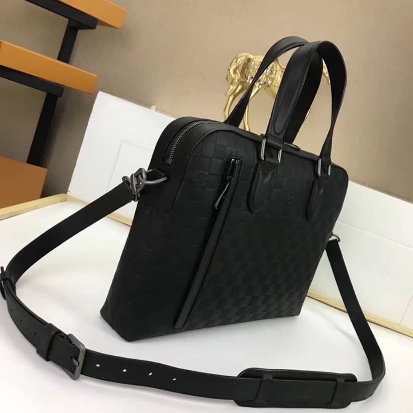 Best Replica Louis Vuitton Studio Briefcase Damier Infini Bag Replica N41490 - Colareps