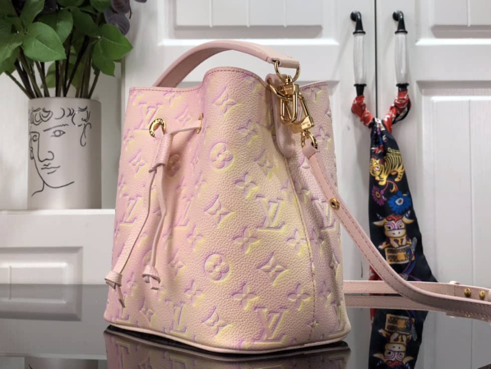 Best Replica Louis Vuitton Neonoe BB Pink M46174 Replica Bucket Bag - Colareps