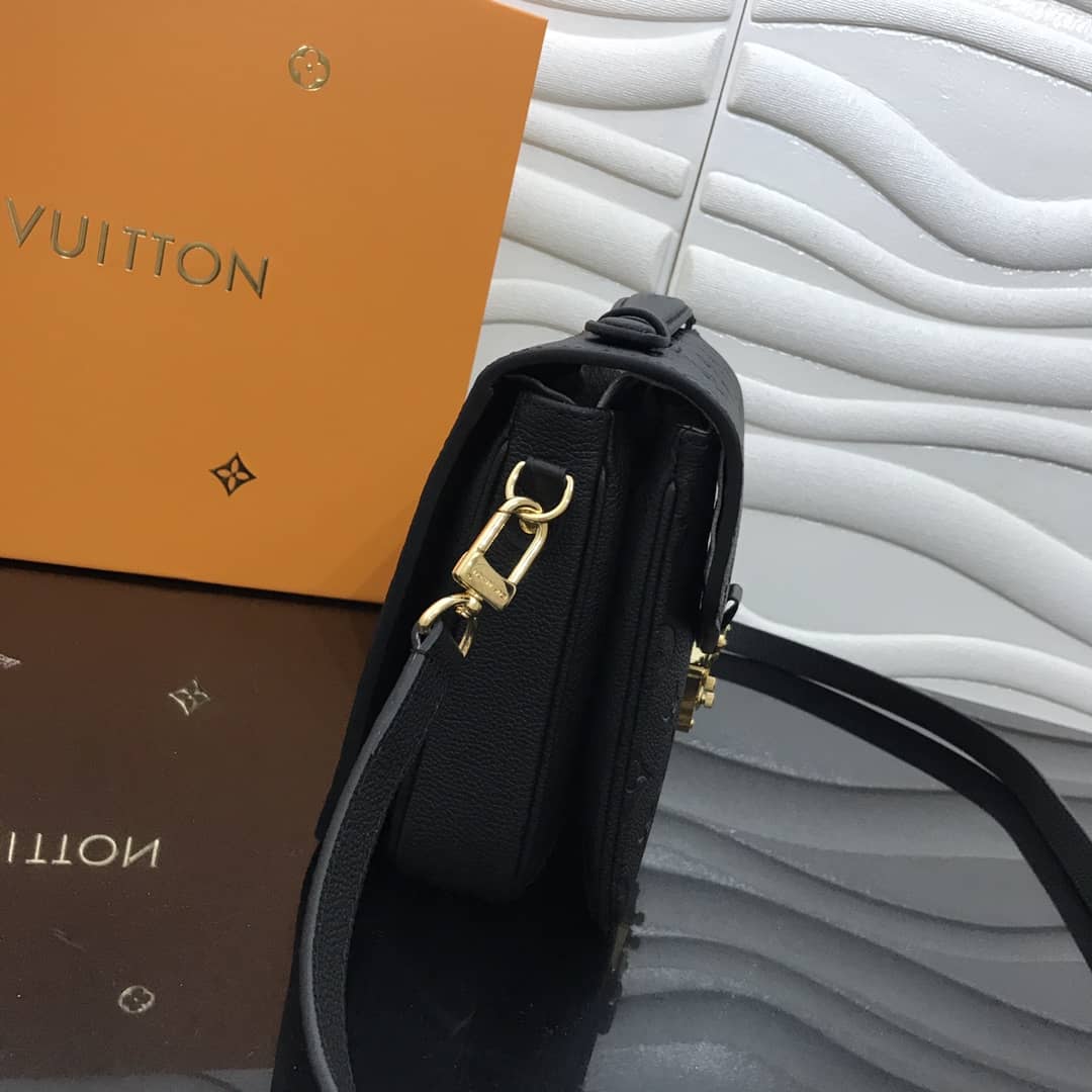 Best Replica Louis Vuitton Replica Pochette Metis Empreinte Black M41487 - Colareps