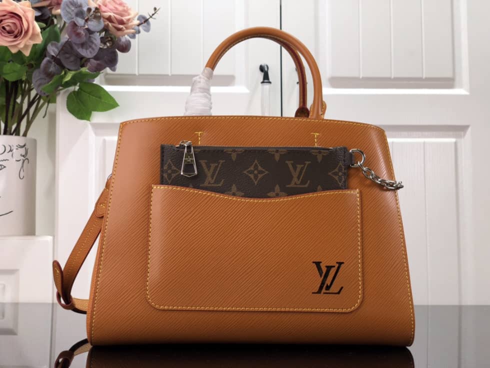Best Replica LV Tote Dupe Marelle Tote MM M59953 Replica Shoulder Bag - Colareps