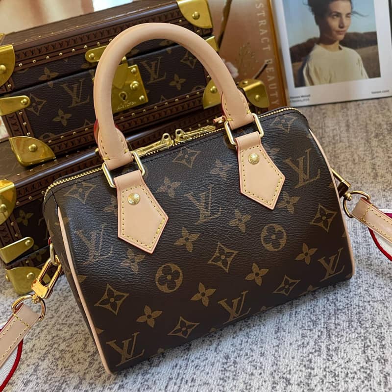Best Replica Louis Vuitton Monogram Canvas Speedy Bag Replica M41114 - Colareps
