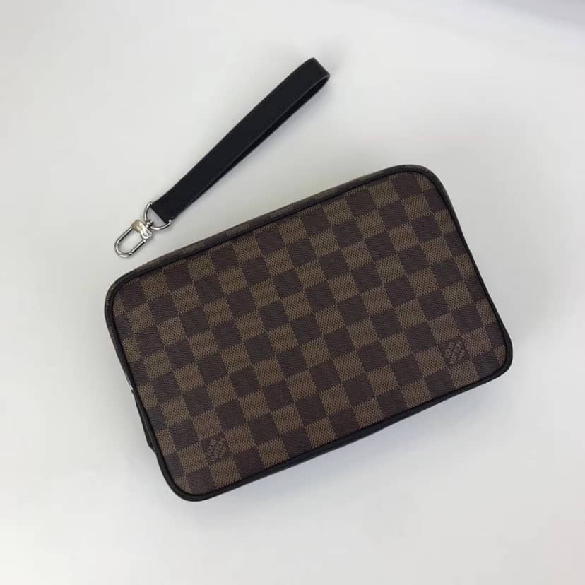 Best Replica Louis Vuitton Kasai Clutch Damier Ebene Canvas Replica N41663 - Colareps