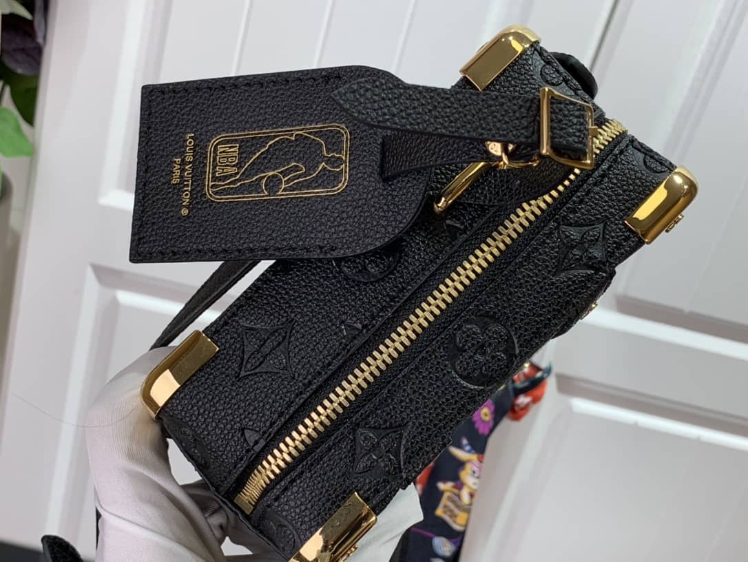 Best Replica Louis Vuitton Crossbody Dupe X NBA Handle Trunk Ball Grain Leather  M57971(ColaReps) - Colareps