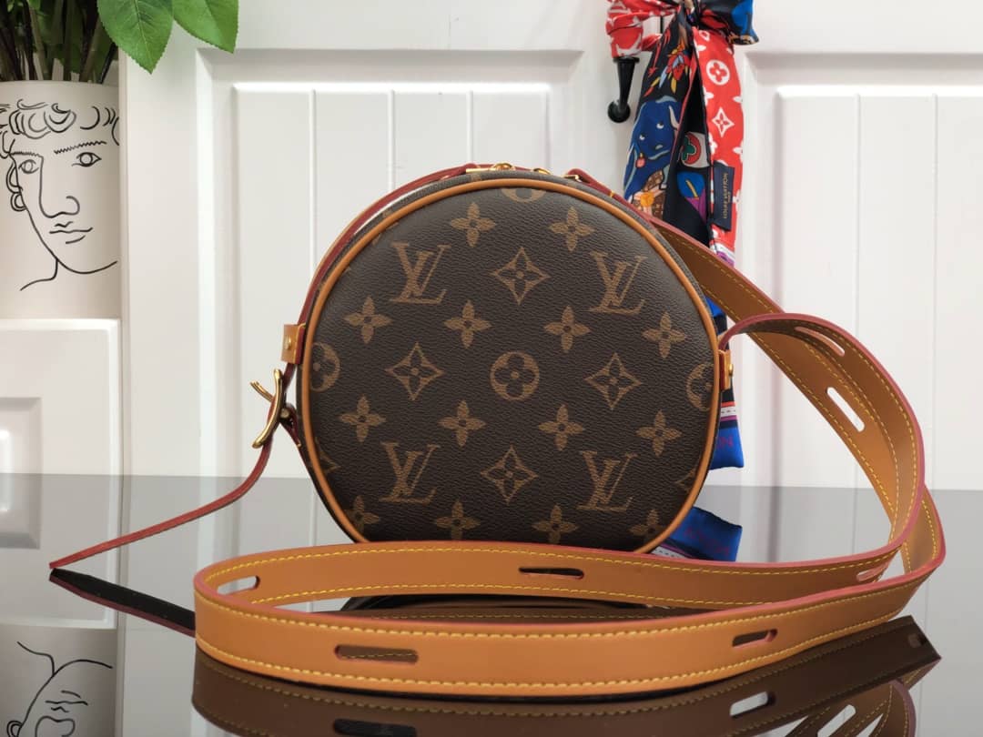 Best Replica Louis Vuitton Monogram Boite Chapeau Souple PM Replica Crossbody Bag Brown M45149 - Colareps