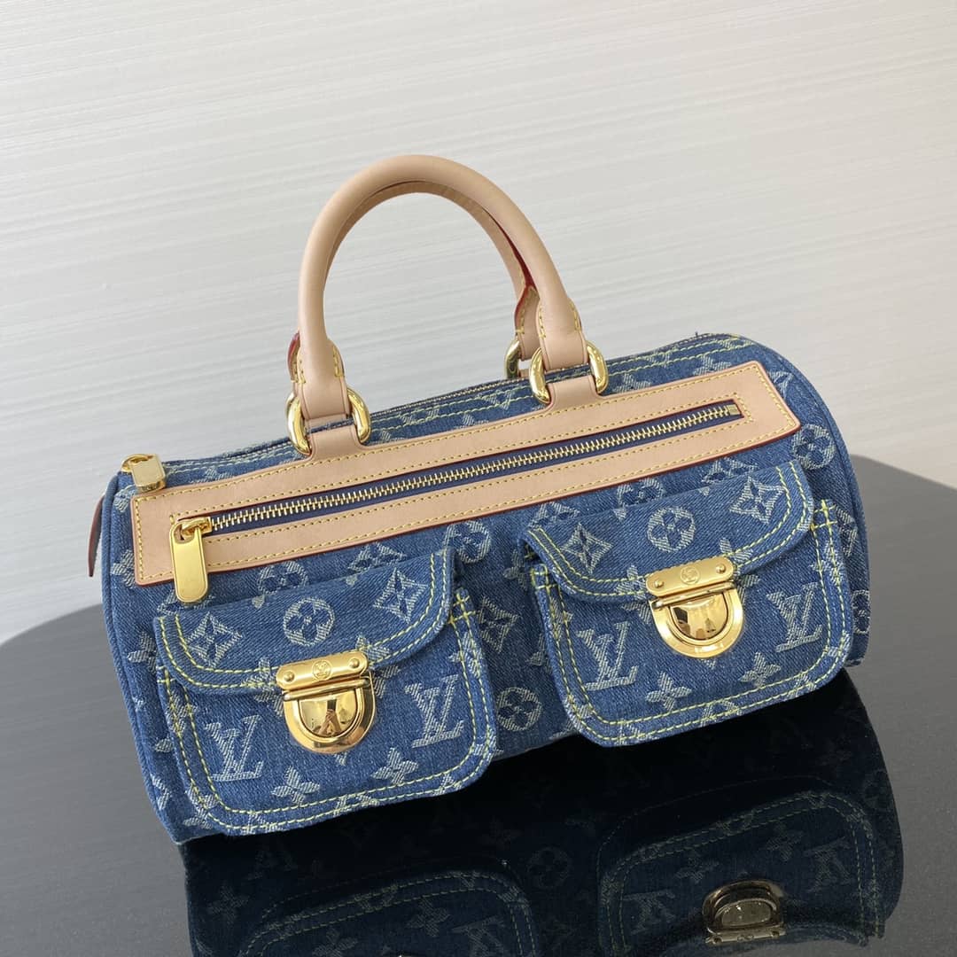 Best Replica Louis Vuitton Replica Bags Speedy Neo Monogram Denim  M44462 - Colareps