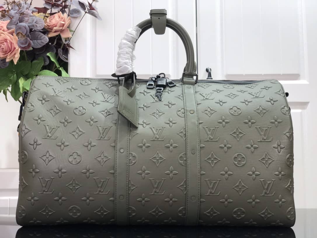 Best Replica Louis Vuitton Keepall Bandouliere x Nigo Monogram Replica Stripes Green M40567 - Colareps