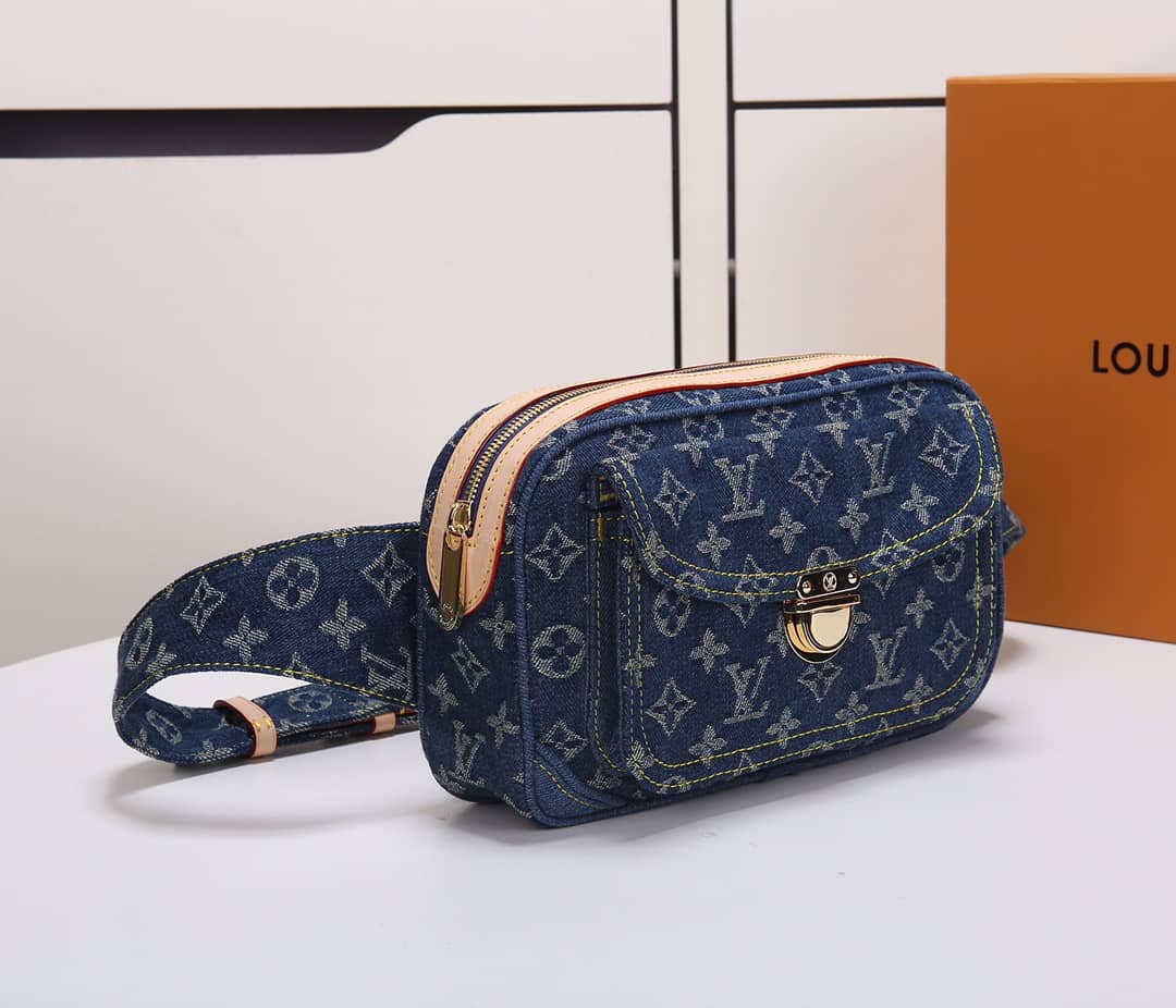 Best Replica LV Bum Bag Dupe Monogram Denim  M44466 - Colareps