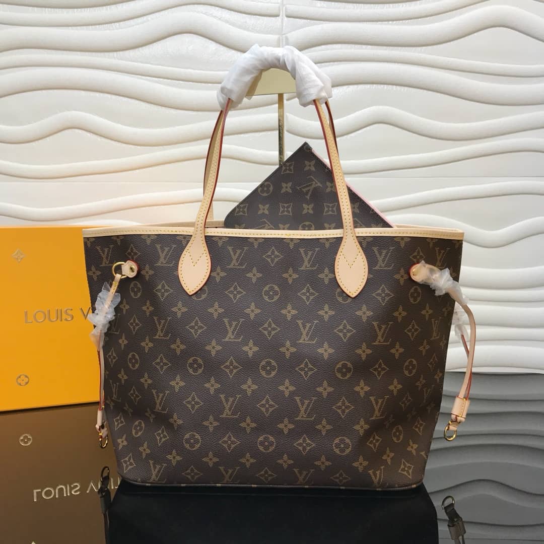 Best Replica Louis Vuitton Monogram Neverfull MM Bag Replica Pink M40995 - Colareps