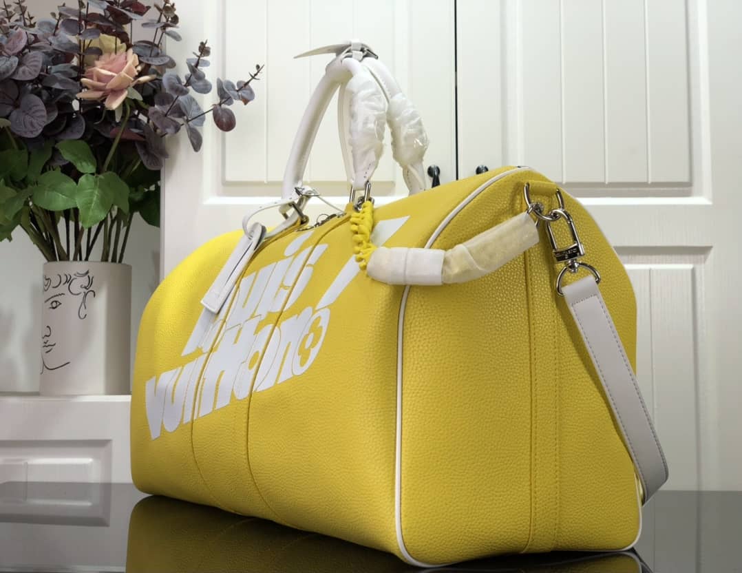 Best Replica Louis Vuitton Keepall Bandoulière 50 Bag Cowhide Leather Replica M58748 - Colareps