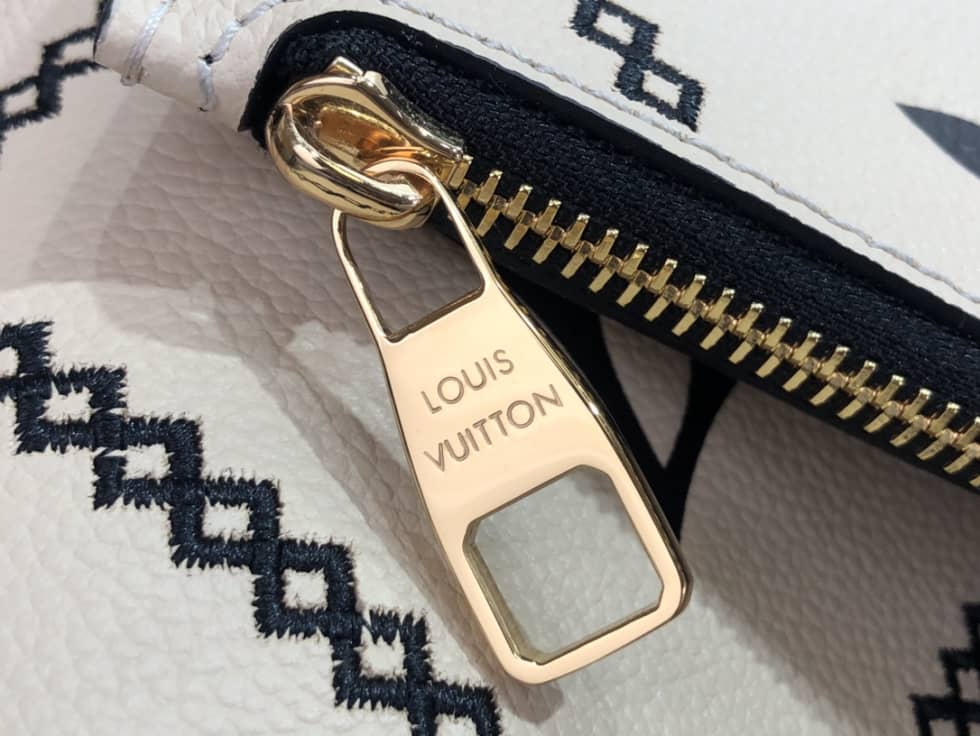 Best Replica Louis Vuitton Monogram Empreinte Neverfull Cream M46039 Replica Tote - Colareps